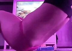 Sissy Rides Her Sex toy