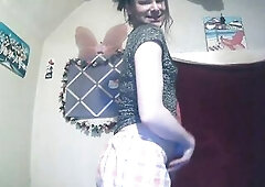 try on haul pajama shorts with millie!