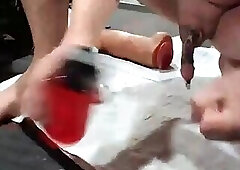 GingerCunt Gaping Training