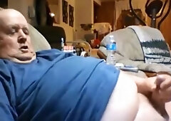 Hot Grandad Wanking