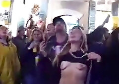 Tits Flashing Mardi Gras