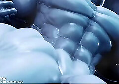 Synth Upgrade, Muscle growth Morph TF Animation