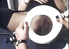 oral job, vintage, On My Lips (1988), golden-haired, brunette hair, Tracey Adams