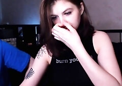 Amateur redhead Russian teen