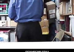 Sexy Black Cutie Thief Manipulated and Hard Banged