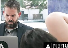 PURE TABOO Abased Cuckold Watches Dude Ripping Off Fuck-rubber During the time that Banging His Wife Victoria Voxxx