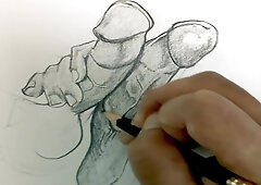Sketch: Cock2cock (frotting)