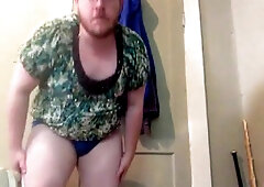 Fat Crossdresser Webcam Show