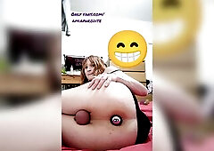 Trying my fresh vibrating butt-plug (greater quantity on solely fans)