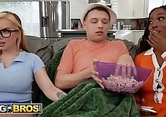 BANGBROS - Cubbi Thompson And Ceceswetdreams Share A Hard Shlong In A Very Indecent Three-some
