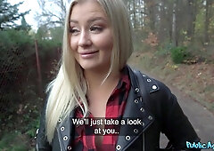 Public Agent - Curvy BLONDE with Great Looking TITS and ASS - Cayla lyons