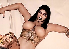 Rhea Ripley unleashed in a wild 3D audition for a wrestling photoshoot