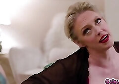 Dee quickly changes the subject focusing back on the homework