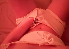 I had a meaty climax from masturbation. Female POV