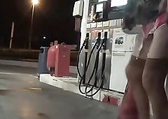 transgender travesti anal dildo lingerie outdoor 51