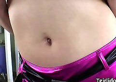 TS babe Vixxen fucks pretty Nickey