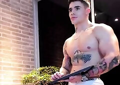 Horny gay men muscle videos