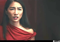 Black & Oriental Interracial Horror Sex - Vampire Cuties In Mind Controlling Mesmerizing Lesbo Action