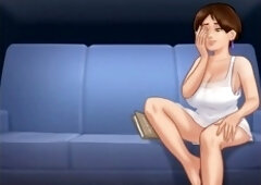 My mom's hottest friend is a busty Colombian MILF