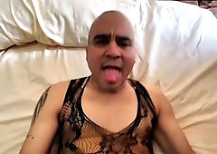 Dominant hard fuck, licking precum, old gay