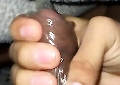 Masturbation with cock-sock