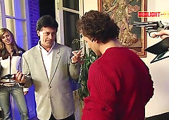 Leggy blonde with big naturals Jane Darling Hot Detective - European vintage retro anal porn