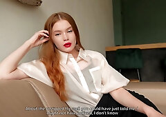 Beautiful Busty Redhead Milf Boss Screwed Hard