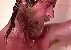 He's scruffy, horny and hard, and his dick is about to explode