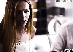 Concupiscent aged stepdad pounds his stepsons redhead tiny wife hardcore