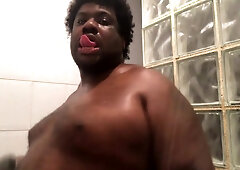 Striptease In The Shower