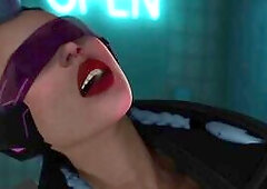 Neon Rave Floozy Bonny – Oral sex in bath, unfathomable raw screw & ribald jizz flow