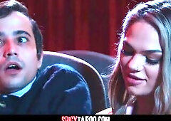 Blond Chick Sucks Her Boyfriend's Wang At The Episode Theatre