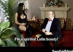 Latin chick hottie screws a rod like a sexually excited cowgirl