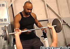 Gay jock gets ass plowed