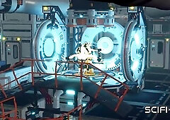 Biggest sex robot corporation is willing to release the latest model. The last tests are being carried out in a secret sci-fi laboratory. A youthful p