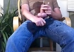 Make Water, poppers and cum outside my appartment