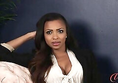 A humorous and honest interview about Ruby's thoughts on hunk nudity then turns very hot when that babe sees the host's ramrod! After hearin