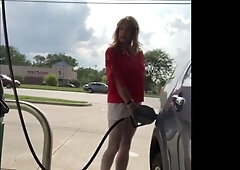 CD Gurl at the Gas Station 4
