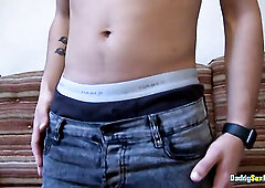 Sexy Ryan Jamison Jerks Off His Fat Dick For Money