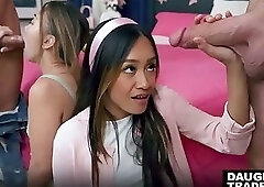 Kimmy Kimm and Jade Kimiko Swap Places to Trick Stepdads Quinton James and Pierce Paris