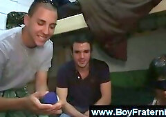 College queer showered with garbage and cum