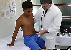 Young Asian hole examined stretched and fucked by daddy doctor bareback