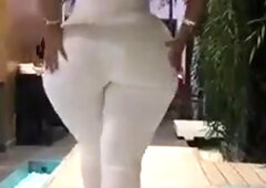 Maria gjieli fat ass walking