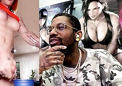 Cute Transgender Cutie Cumming In A Cup And Drinking Her Own Hotty Cum