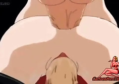 horny big boobs anime teacher fucked hard by her students