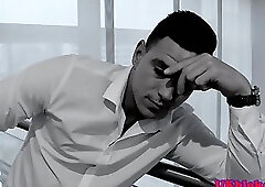 London lads in threeway spitroasting stud