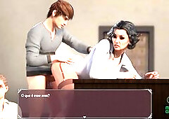 Eager animated scenes featuring hot moms and big asses