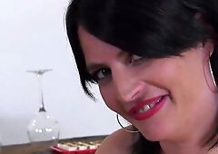 French mother I'd like to fuck takes two BBC and this babe likes it.