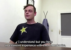 DirtyScout: Very shy italian gay experience throat fuck scene