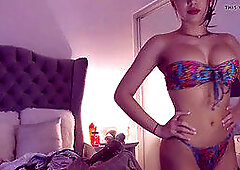 Euro, sexy tease, lingerie